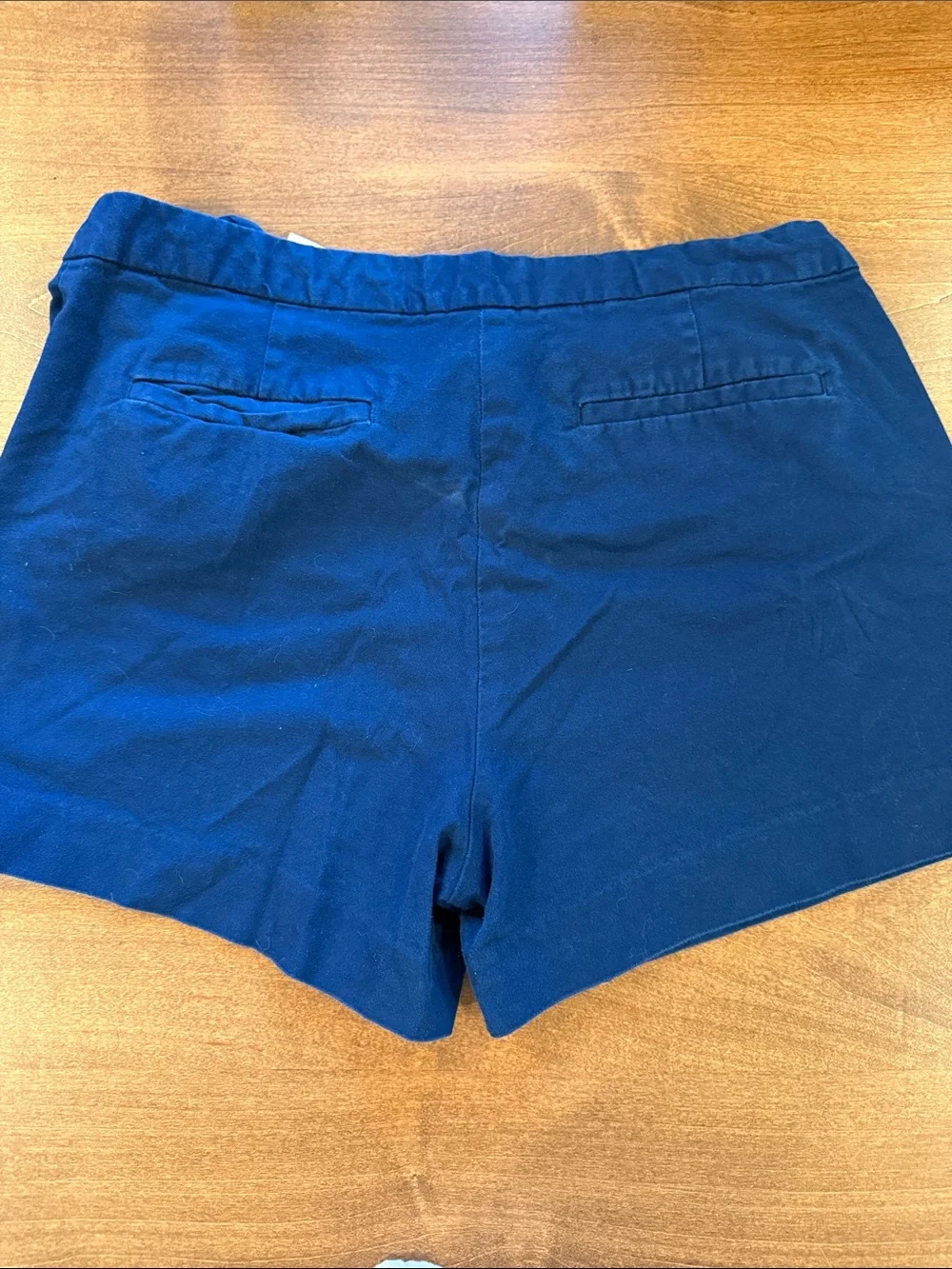 Banana Republic Women’s Blue Button-Accent Cotton Shorts